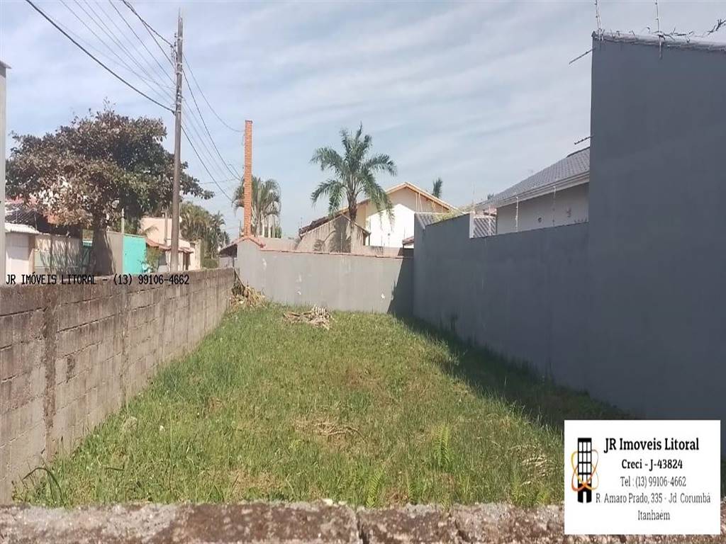 Terreno com 260 m² em Jardim Belas Artes, Itanhaém