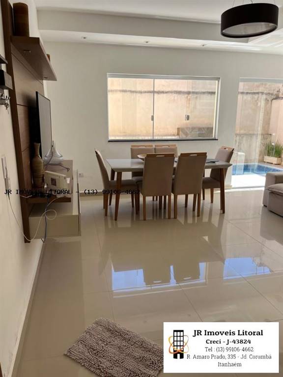 Casa com 2 quartos e 78 m² em Jardim Belas Artes, Itanhaém