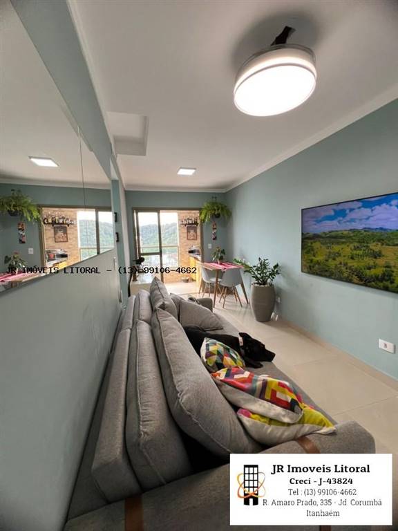 Apartamento com 2 quartos e 62 m² em Jardim Belas Artes, Itanhaém
