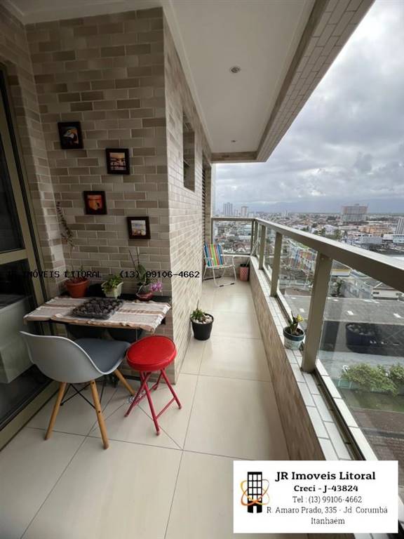 Apartamento com 2 quartos e 62 m² em Jardim Belas Artes, Itanhaém