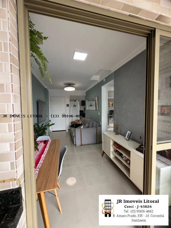 Apartamento com 2 quartos e 62 m² em Jardim Belas Artes, Itanhaém