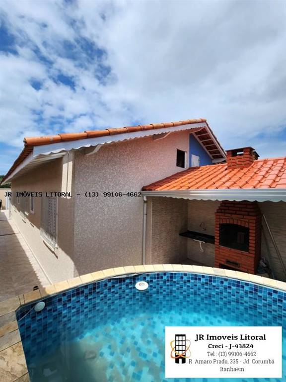 Casa com 2 quartos e 78 m² em Jardim Belas Artes, Itanhaém