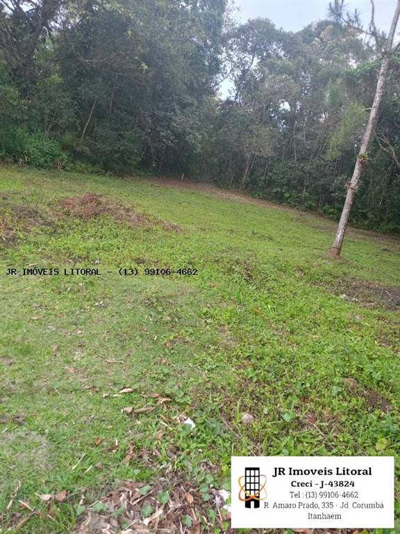 Terreno com 500 m² em Jardim Belas Artes, Itanhaém