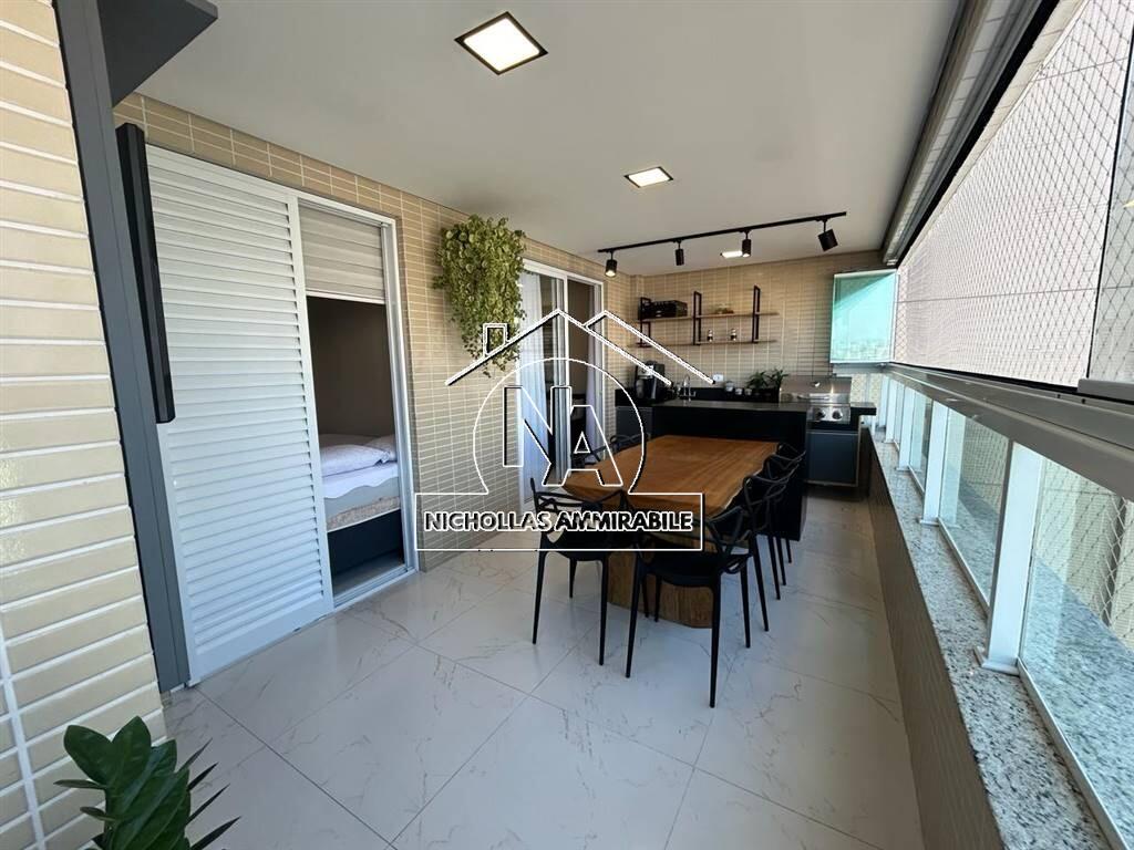 Apartamento com 3 quartos e 124 m² em Vila Caiçara, Praia Grande