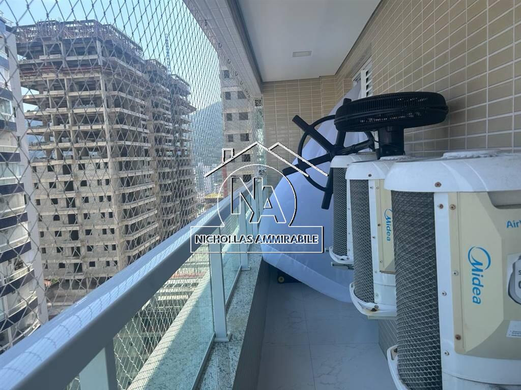 Apartamento com 3 quartos e 124 m² em Vila Caiçara, Praia Grande
