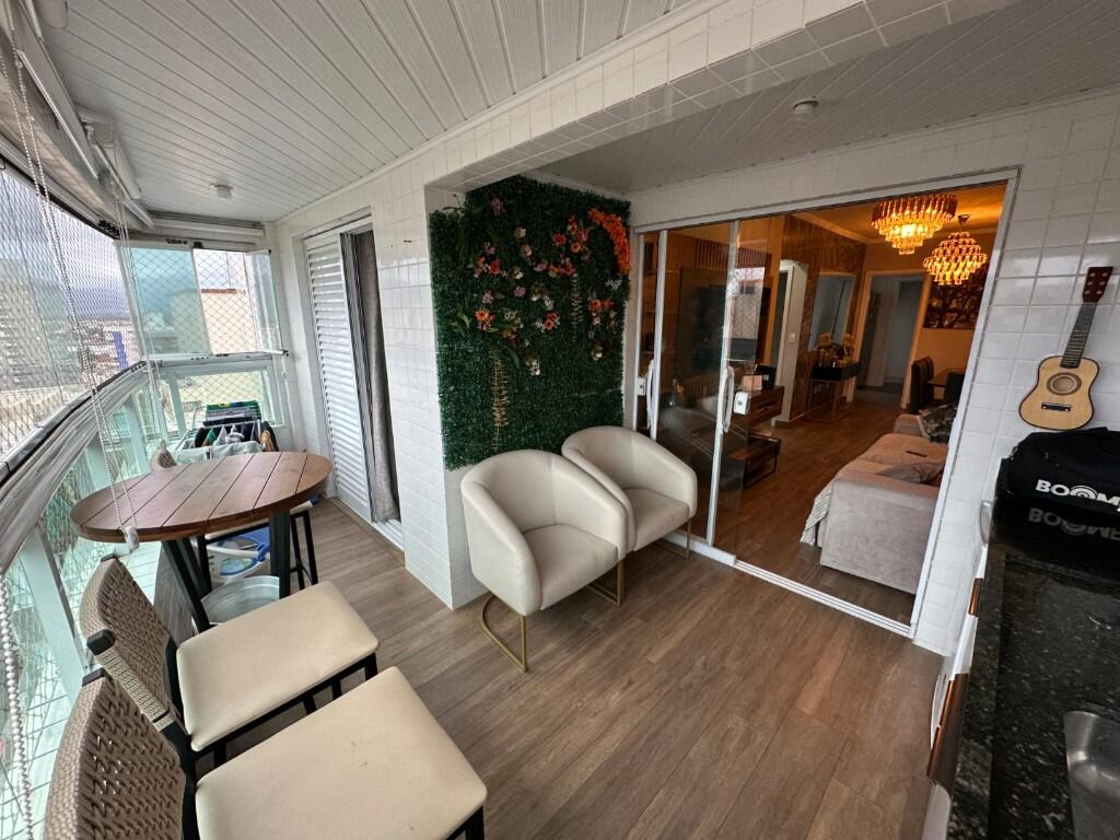Apartamento com 2 quartos e 77 m² em Vila Caiçara, Praia Grande