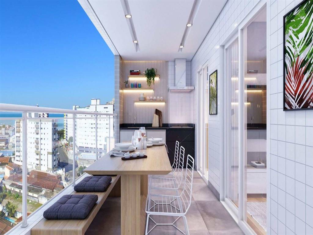 Apartamento com 2 quartos e 67 m² em Ocian, Praia Grande