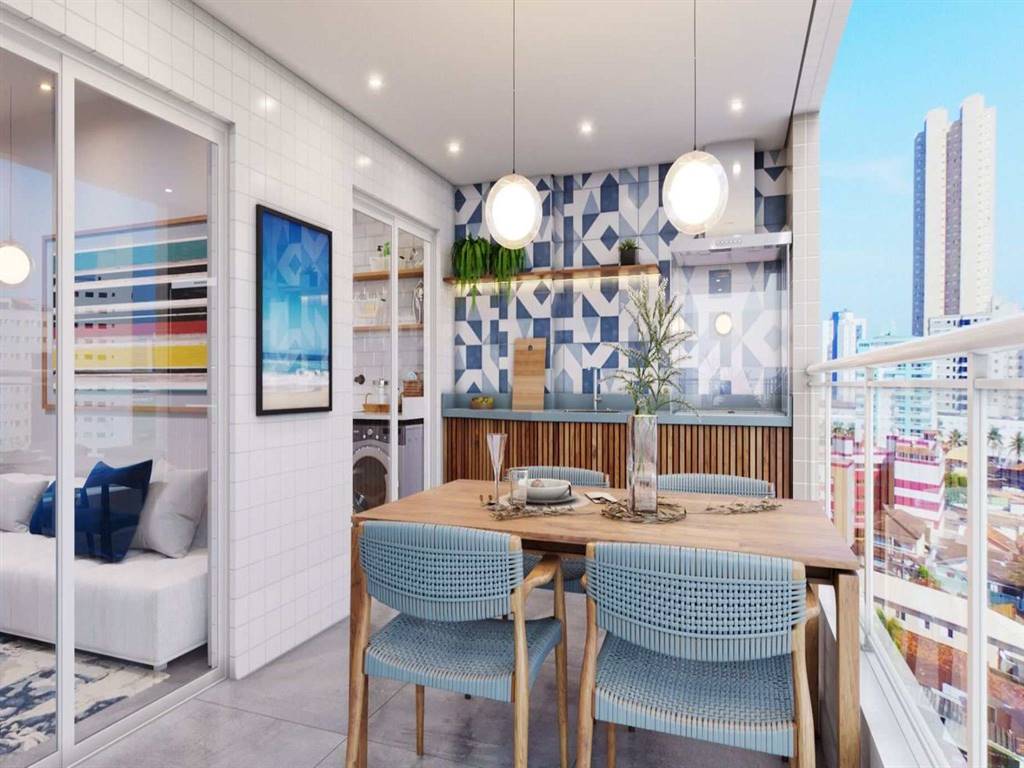 Apartamento com 2 quartos e 67 m² em Ocian, Praia Grande
