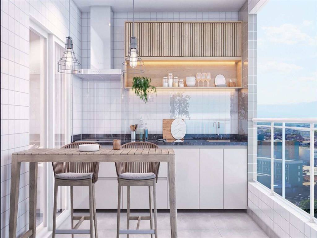 Apartamento com 2 quartos e 67 m² em Ocian, Praia Grande