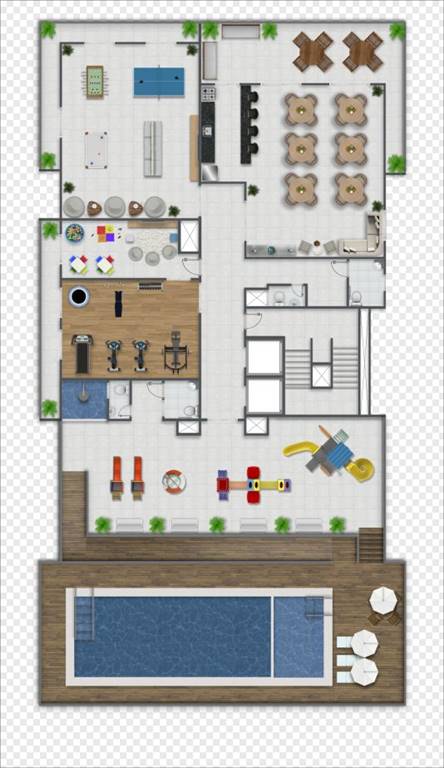 Apartamento com 3 quartos e 120 m² em Ocian, Praia Grande