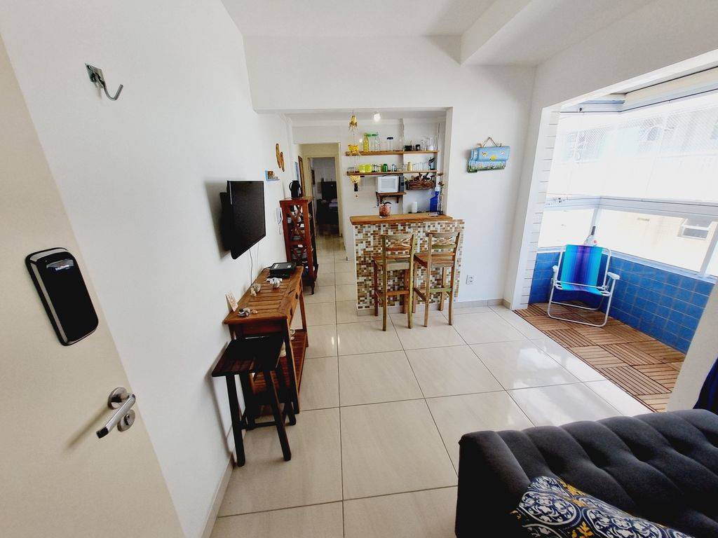 Apartamento com 1 quarto e 45 m² em Ocian, Praia Grande
