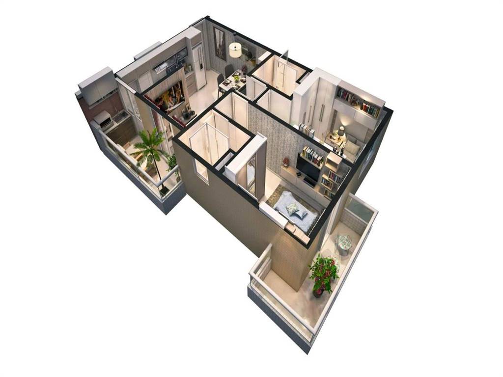 Apartamento com 2 quartos e 63 m² em Ocian, Praia Grande