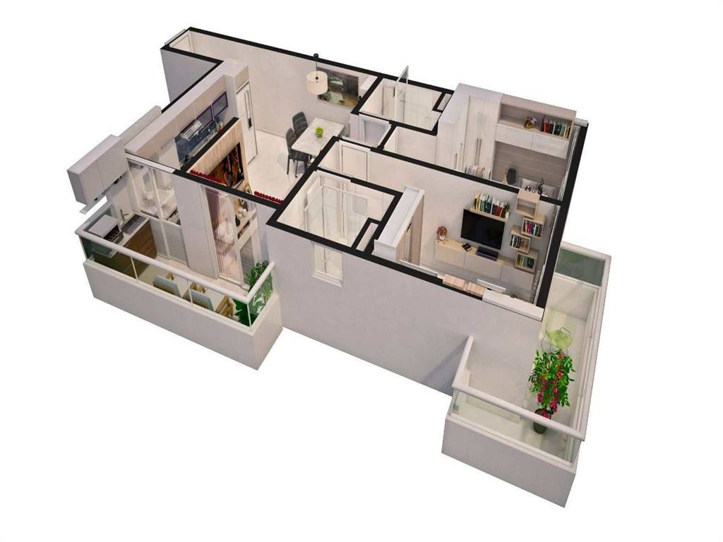 Apartamento com 2 quartos e 63 m² em Ocian, Praia Grande