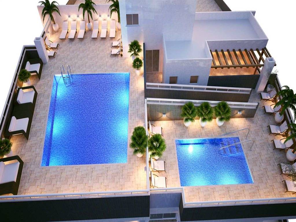 Apartamento com 2 quartos e 88 m² em Ocian, Praia Grande