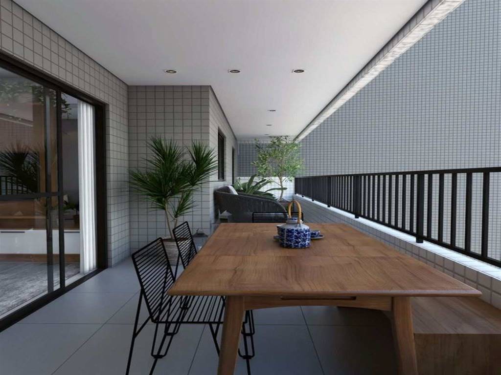 Apartamento com 2 quartos e 74 m² em Ocian, Praia Grande