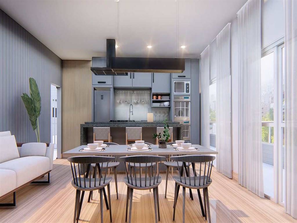 Apartamento com 2 quartos e 71 m² em Ocian, Praia Grande