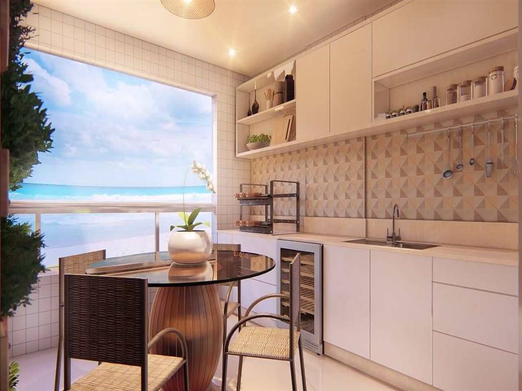 Apartamento com 2 quartos e 71 m² em Ocian, Praia Grande
