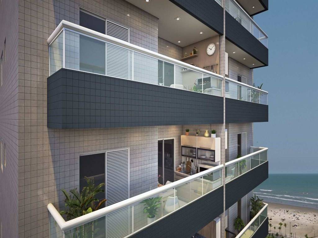 Apartamento com 2 quartos e 58 m² em Ocian, Praia Grande