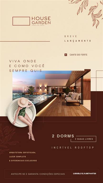 Apartamento com 2 quartos e 73 m² em Ocian, Praia Grande