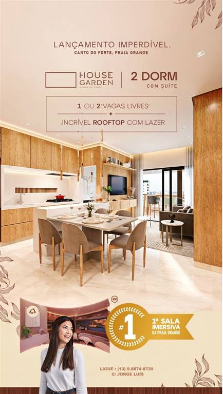 Apartamento com 2 quartos e 73 m² em Ocian, Praia Grande