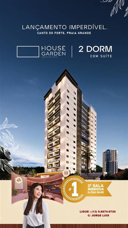 Apartamento com 2 quartos e 73 m² em Ocian, Praia Grande