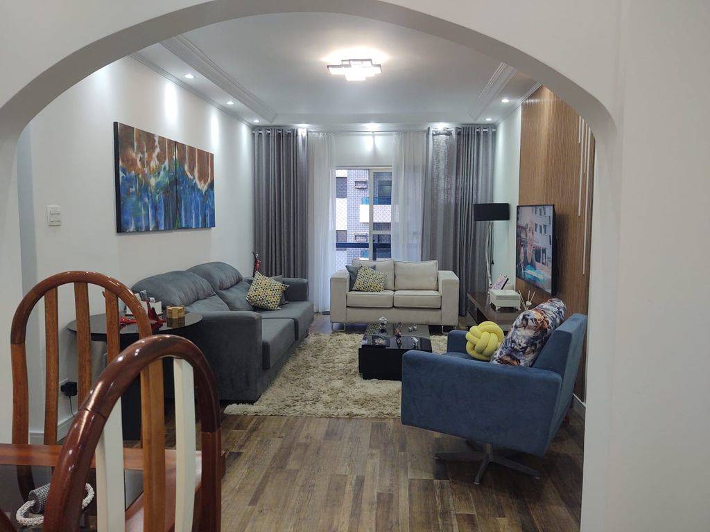 Apartamento com 3 quartos e 136 m² em Ocian, Praia Grande