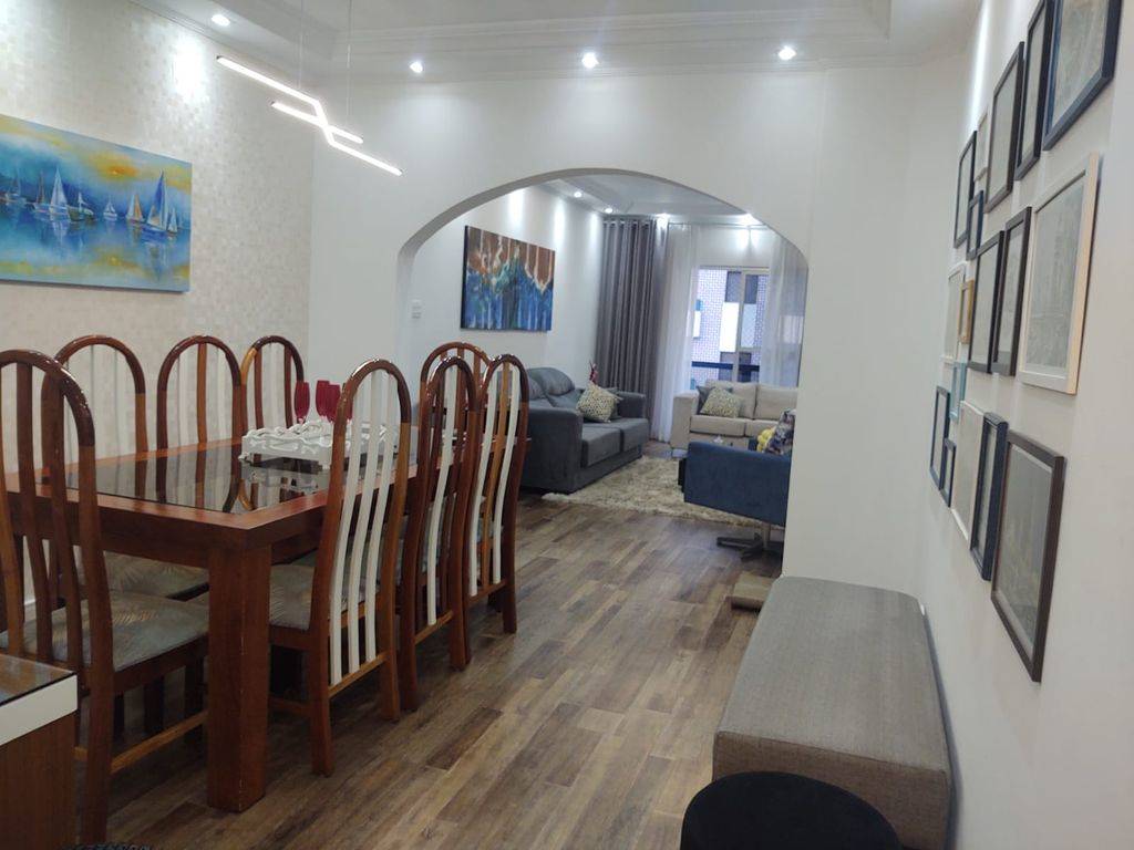 Apartamento com 3 quartos e 136 m² em Ocian, Praia Grande