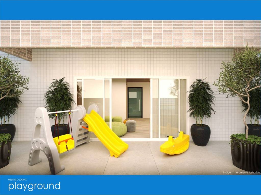 Apartamento com 1 quarto e 44 m² em Ocian, Praia Grande