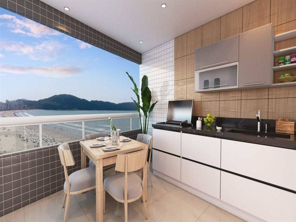 Apartamento com 3 quartos e 99 m² em Ocian, Praia Grande