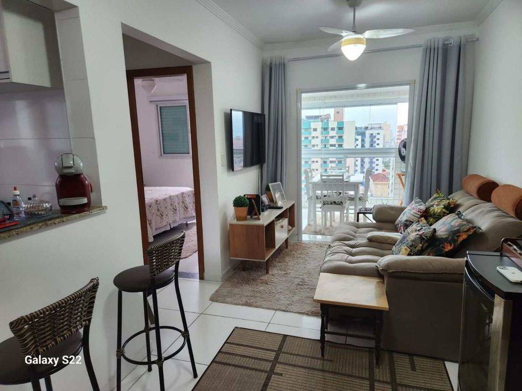 Apartamento com 1 quarto e 49 m² em Ocian, Praia Grande