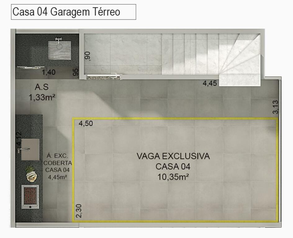 Casa com 2 quartos e 92 m² em Ocian, Praia Grande