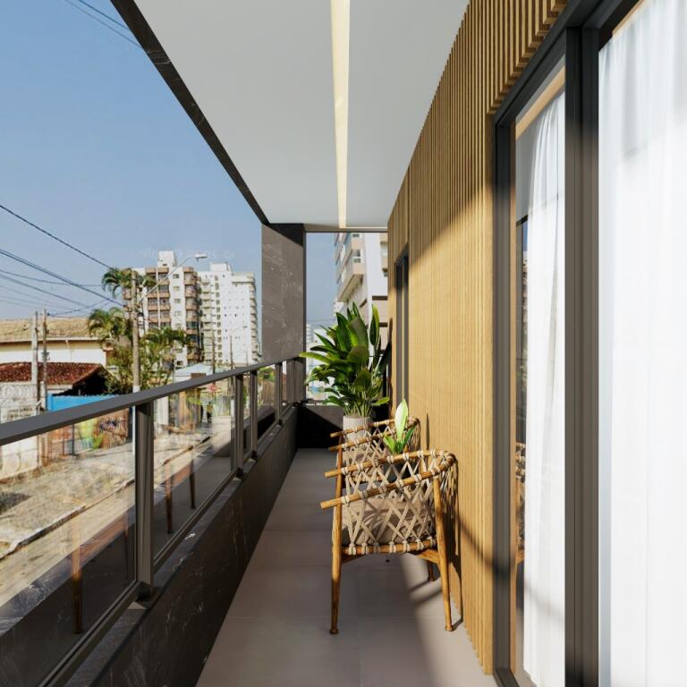 Casa com 2 quartos e 92 m² em Ocian, Praia Grande