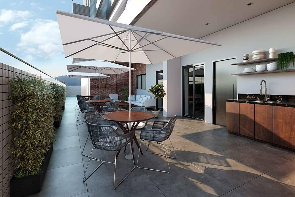 Apartamento com 3 quartos e 120 m² em Ocian, Praia Grande