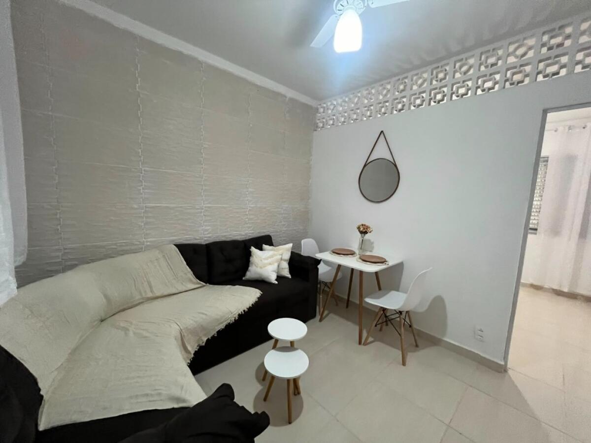 Apartamento com 1 quarto e 38 m² em Ocian, Praia Grande