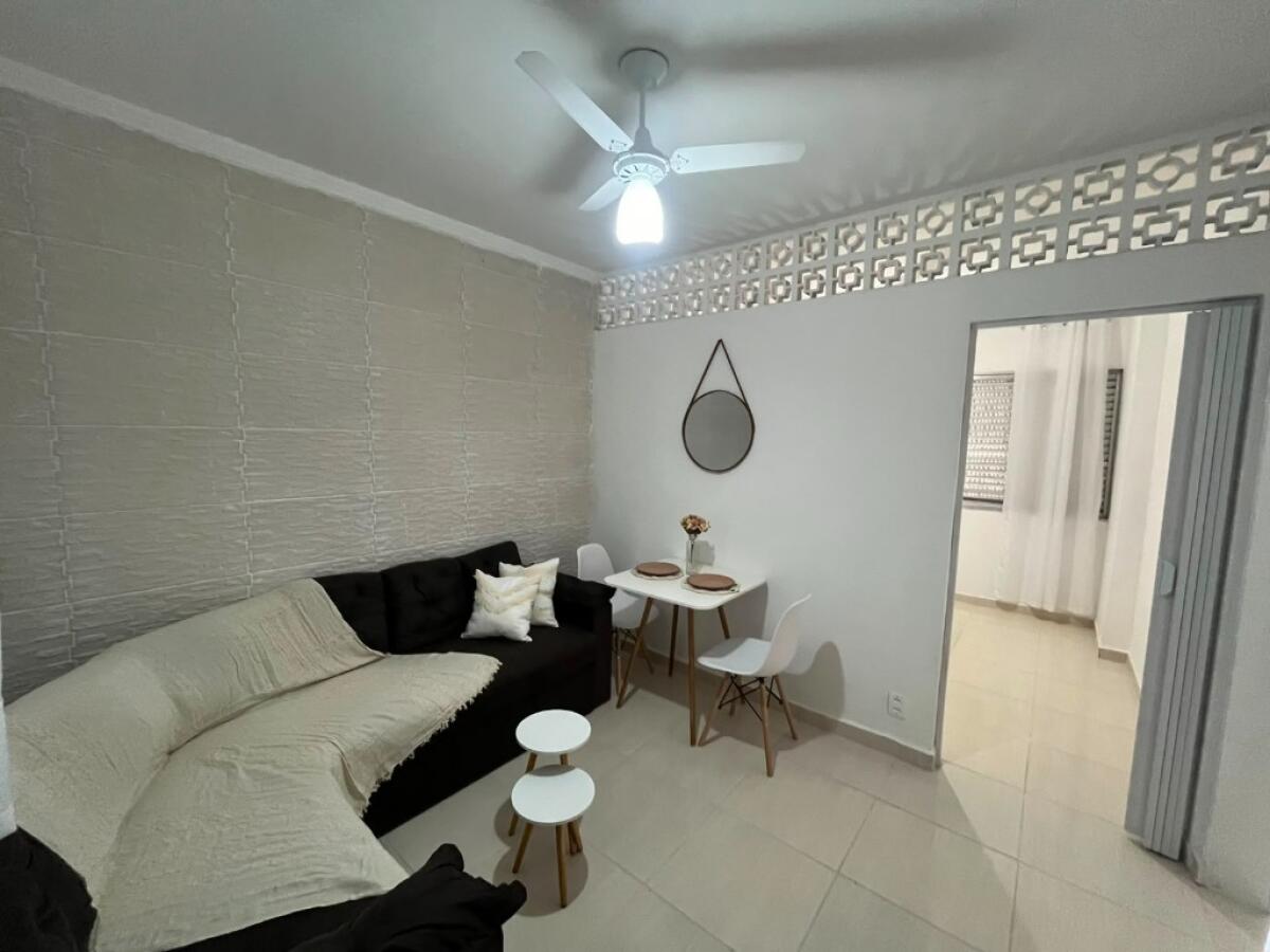 Apartamento com 1 quarto e 38 m² em Ocian, Praia Grande