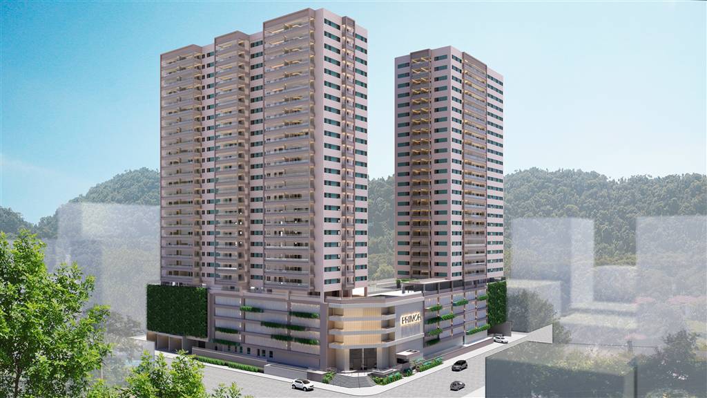 Apartamento com 3 quartos e 111 m² em Vila Caiçara, Praia Grande