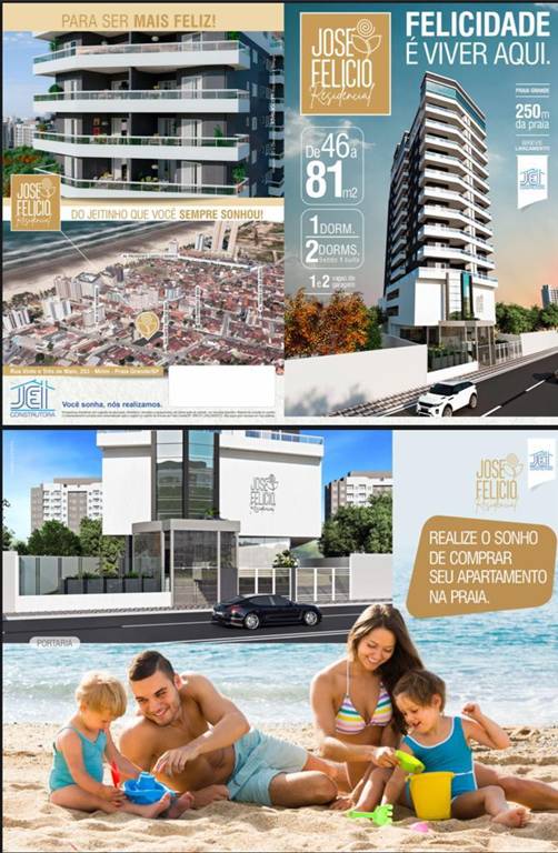 Apartamento com 2 quartos e 79 m² em Vila Caiçara, Praia Grande