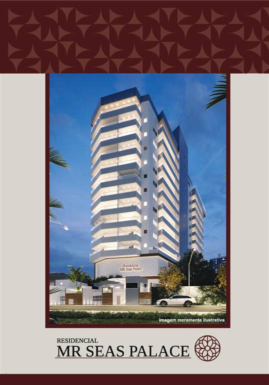 Apartamento com 2 quartos e 59 m² em Vila Caiçara, Praia Grande