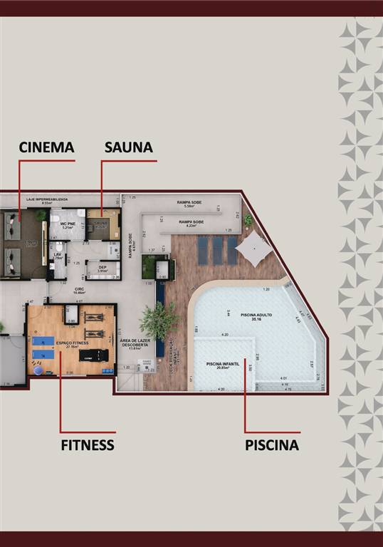 Apartamento com 2 quartos e 59 m² em Vila Caiçara, Praia Grande