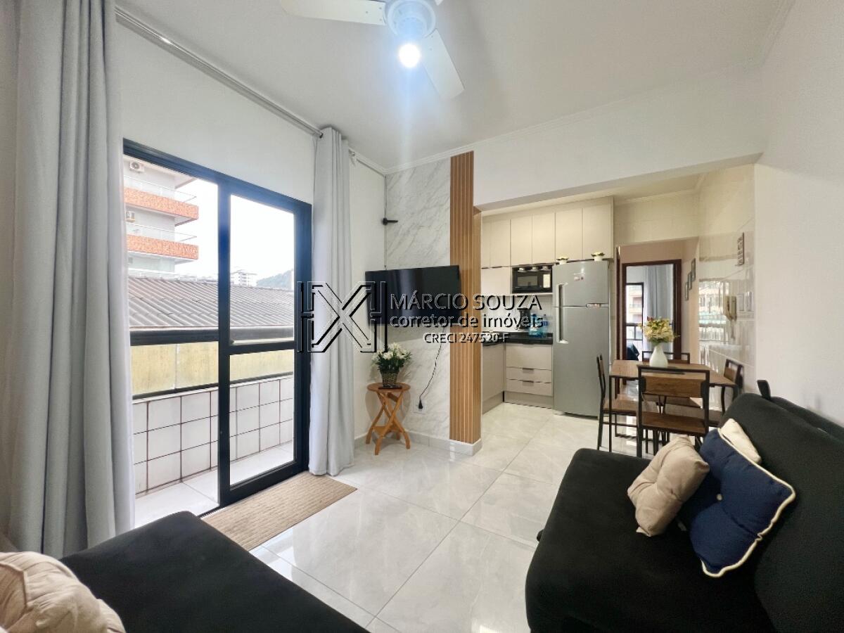 Apartamento com 1 quarto e 32 m² em Boqueirão, Praia Grande