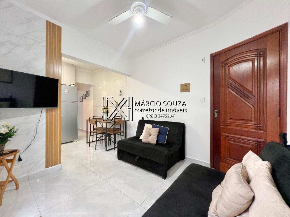Apartamento com 1 quarto e 32 m² em Boqueirão, Praia Grande