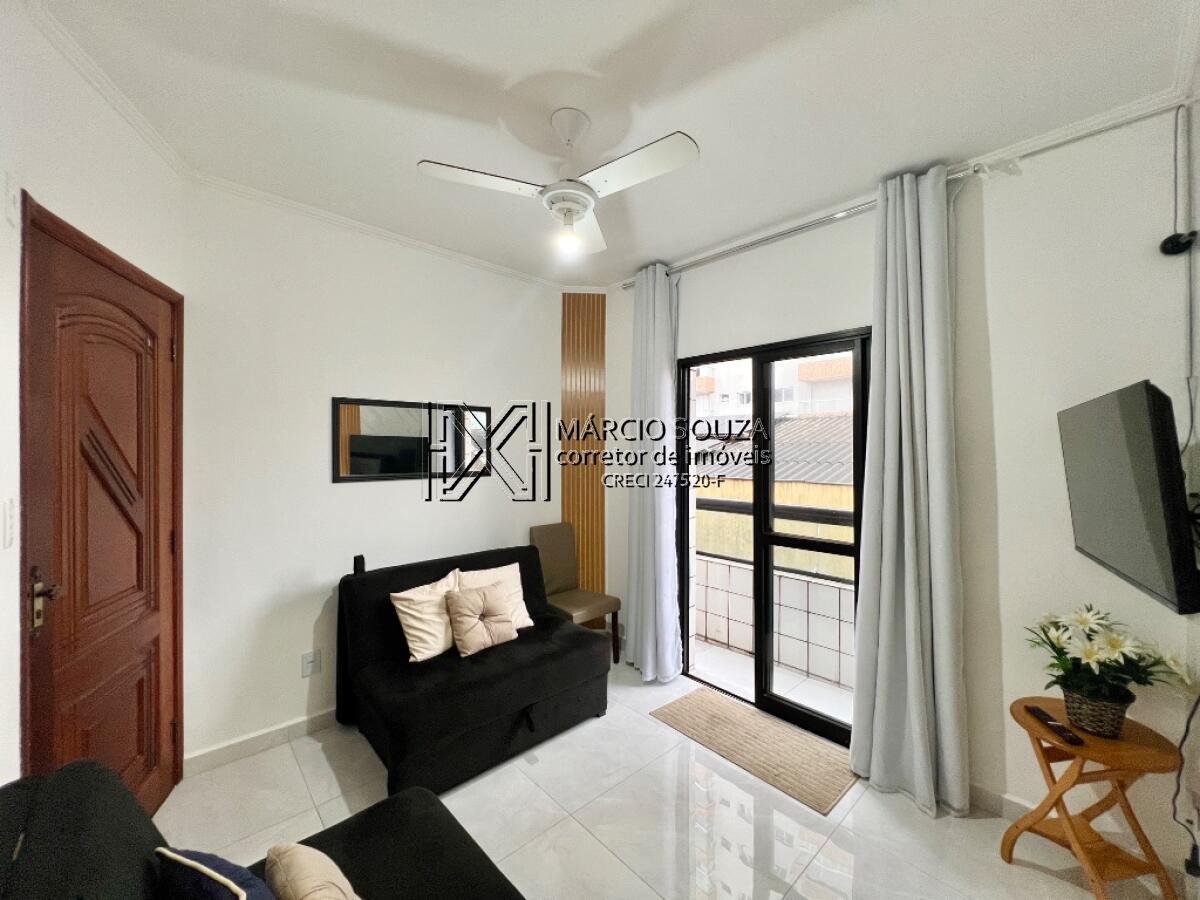 Apartamento com 1 quarto e 32 m² em Boqueirão, Praia Grande