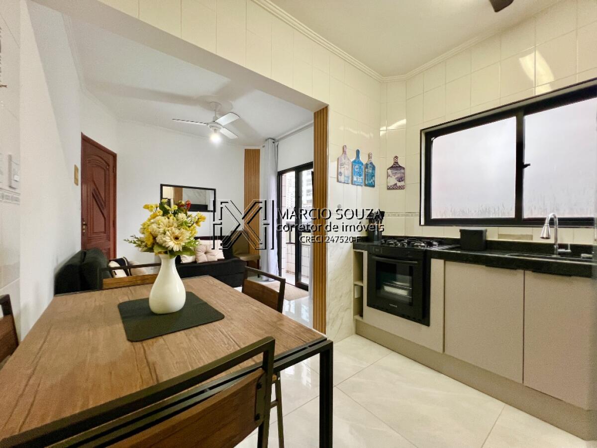 Apartamento com 1 quarto e 32 m² em Boqueirão, Praia Grande