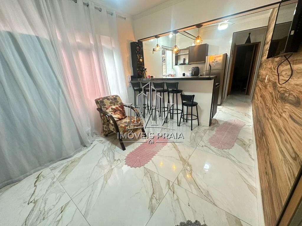 Apartamento com 1 quarto e 42 m² em Vila Guilhermina, Praia Grande