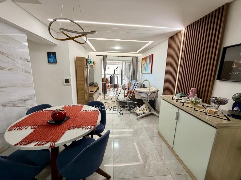 Apartamento com 2 quartos e 80 m² em Vila Guilhermina, Praia Grande