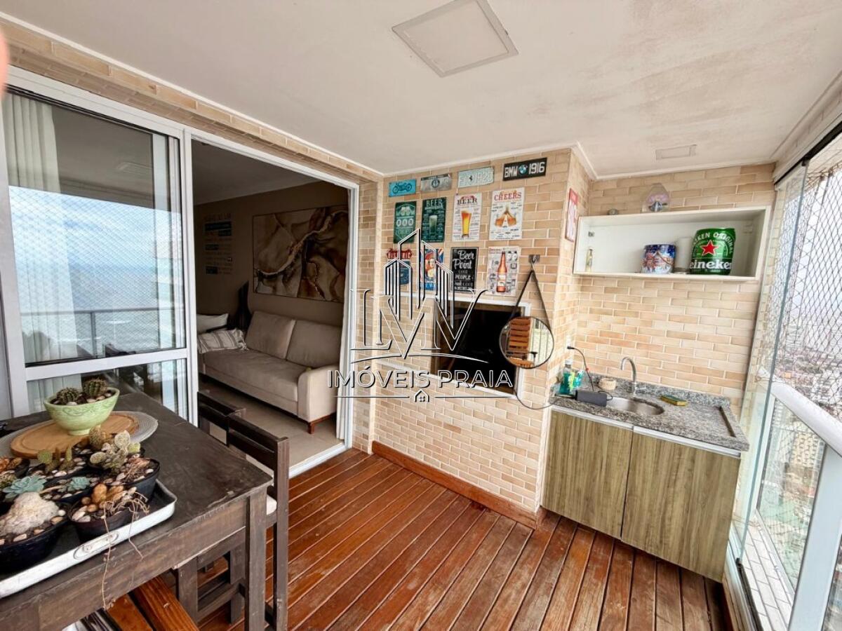 Apartamento com 2 quartos e 70 m² em Vila Guilhermina, Praia Grande