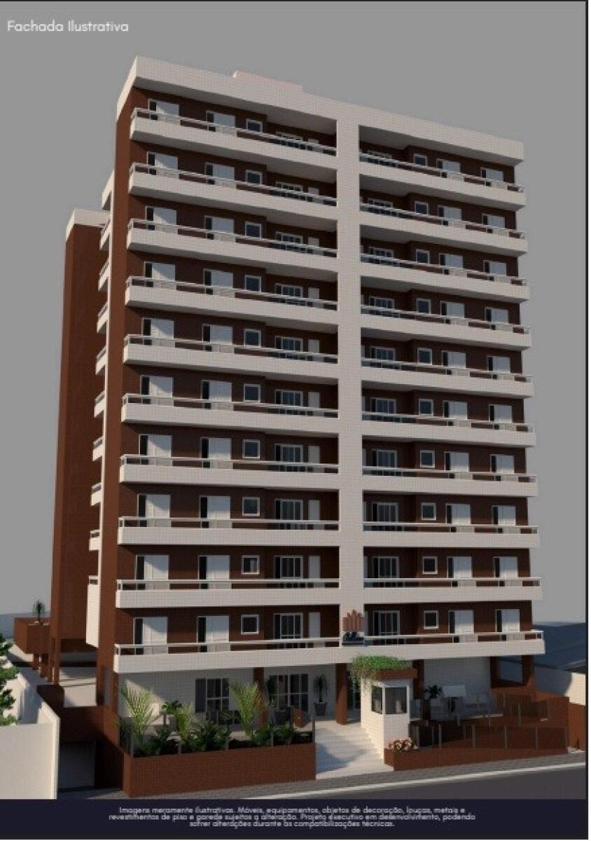 Apartamento com 1 quarto e 49 m² em Vila Caiçara, Praia Grande