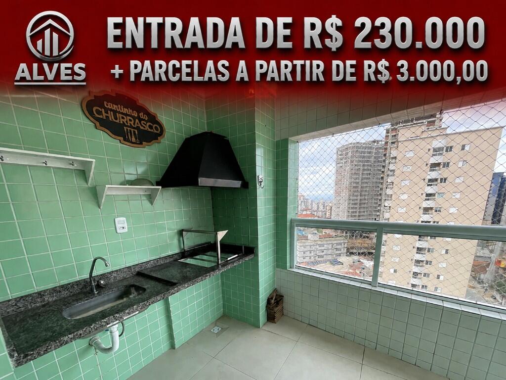 Apartamento com 2 quartos e 87 m² em Vila Caiçara, Praia Grande