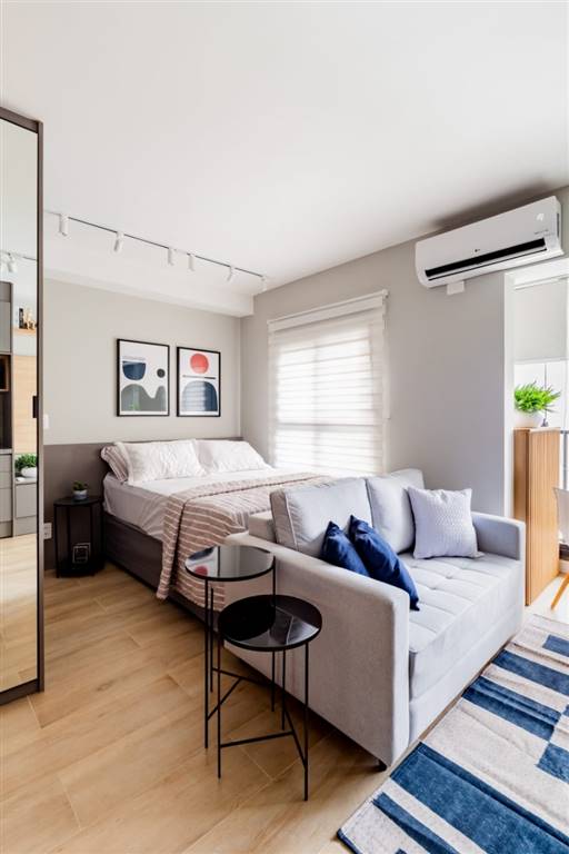 Apartamento com 1 quarto e 28 m² em Vila Guilhermina, Praia Grande