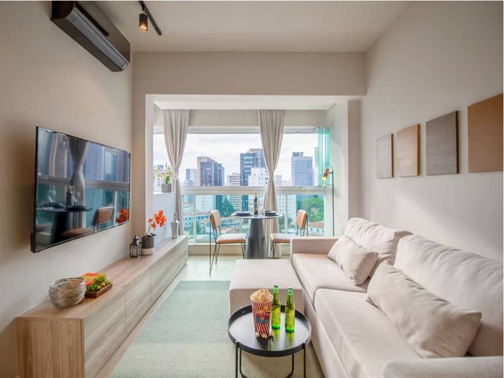Apartamento com 1 quarto e 39 m² em Vila Guilhermina, Praia Grande